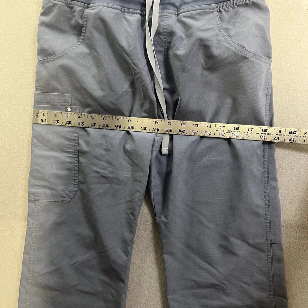 FIGS Kade Cargo Scrub Pants Women's Medium Blue T21004 PO 2320